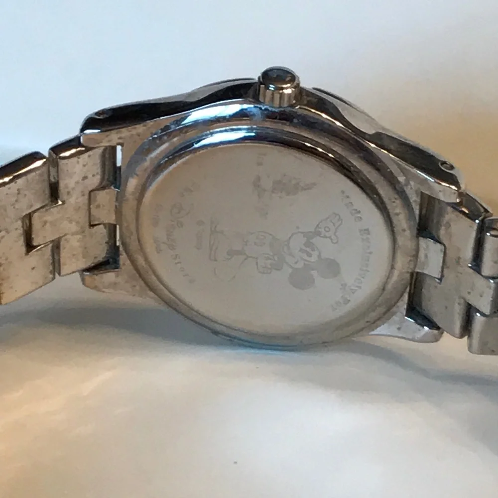 Disney‎ MickeyWomen's Two Tone Link Band Watch Rare